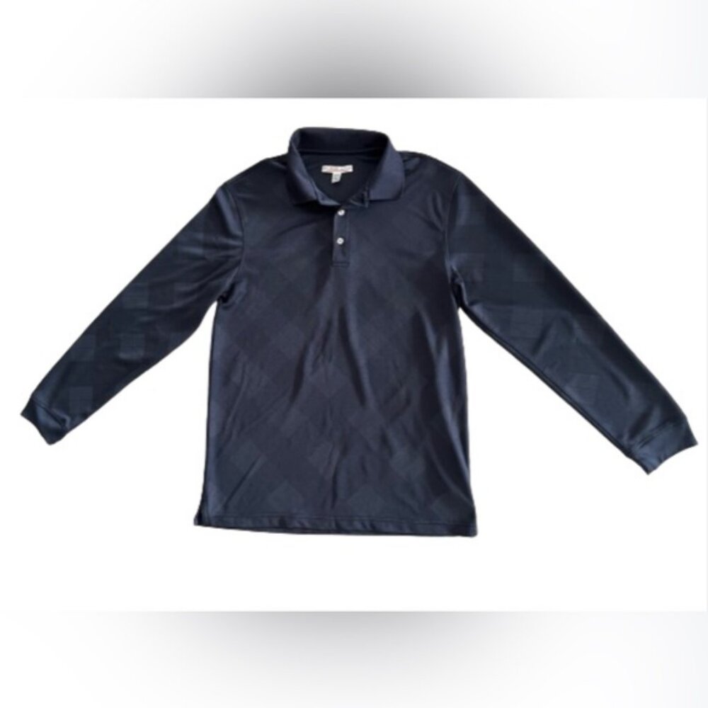 Palmer Golf shadow checked polo shirt size M